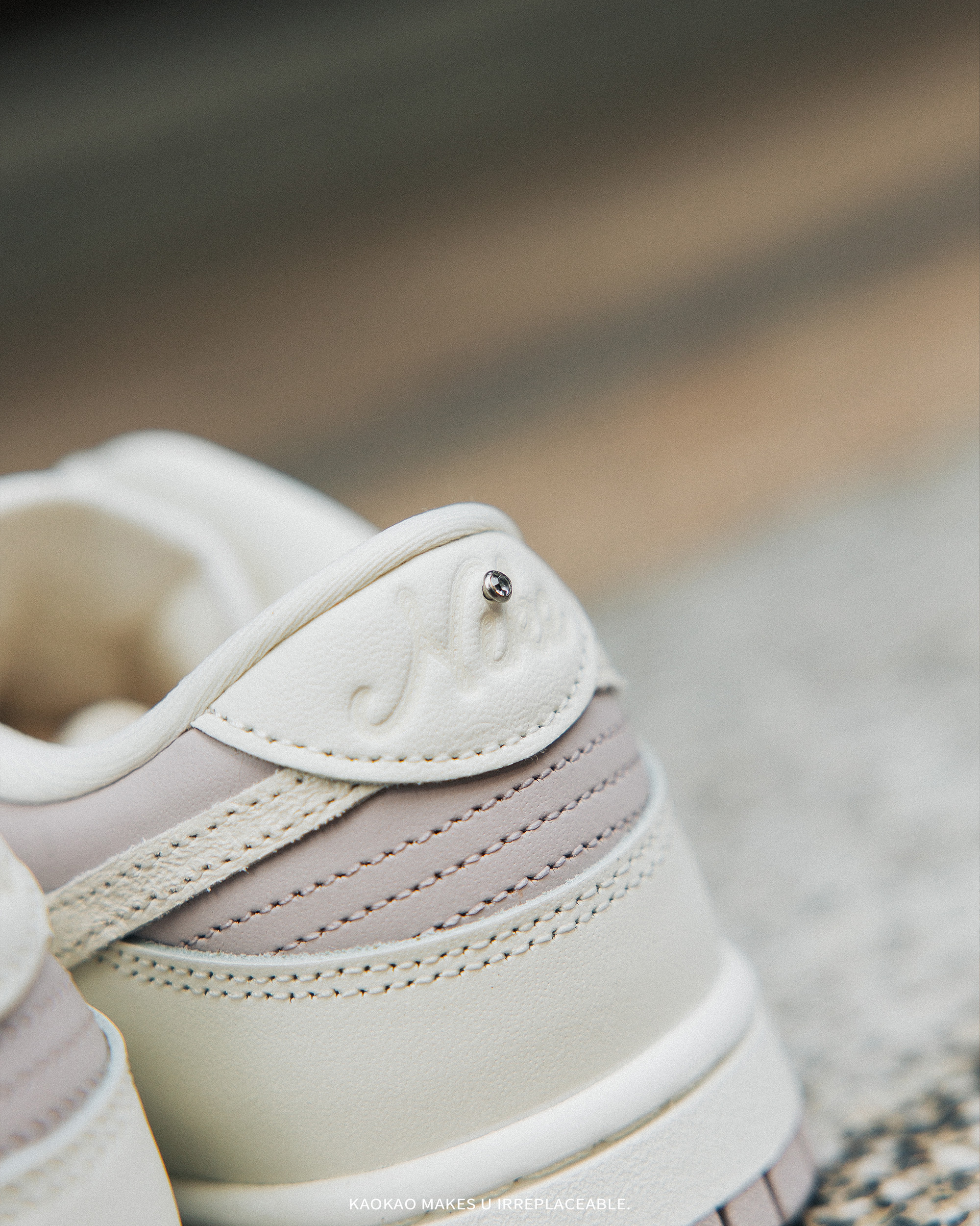 女款 NIKE Dunk Low 灰紫白色 低筒 麻繩 皮革 浮雕 透氣 運動 休閒鞋【IH0639-011】