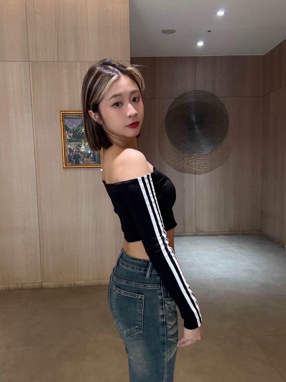 【代購】ADIDAS 露肩上衣 Adicolor Off Shoulder 辣妹必備