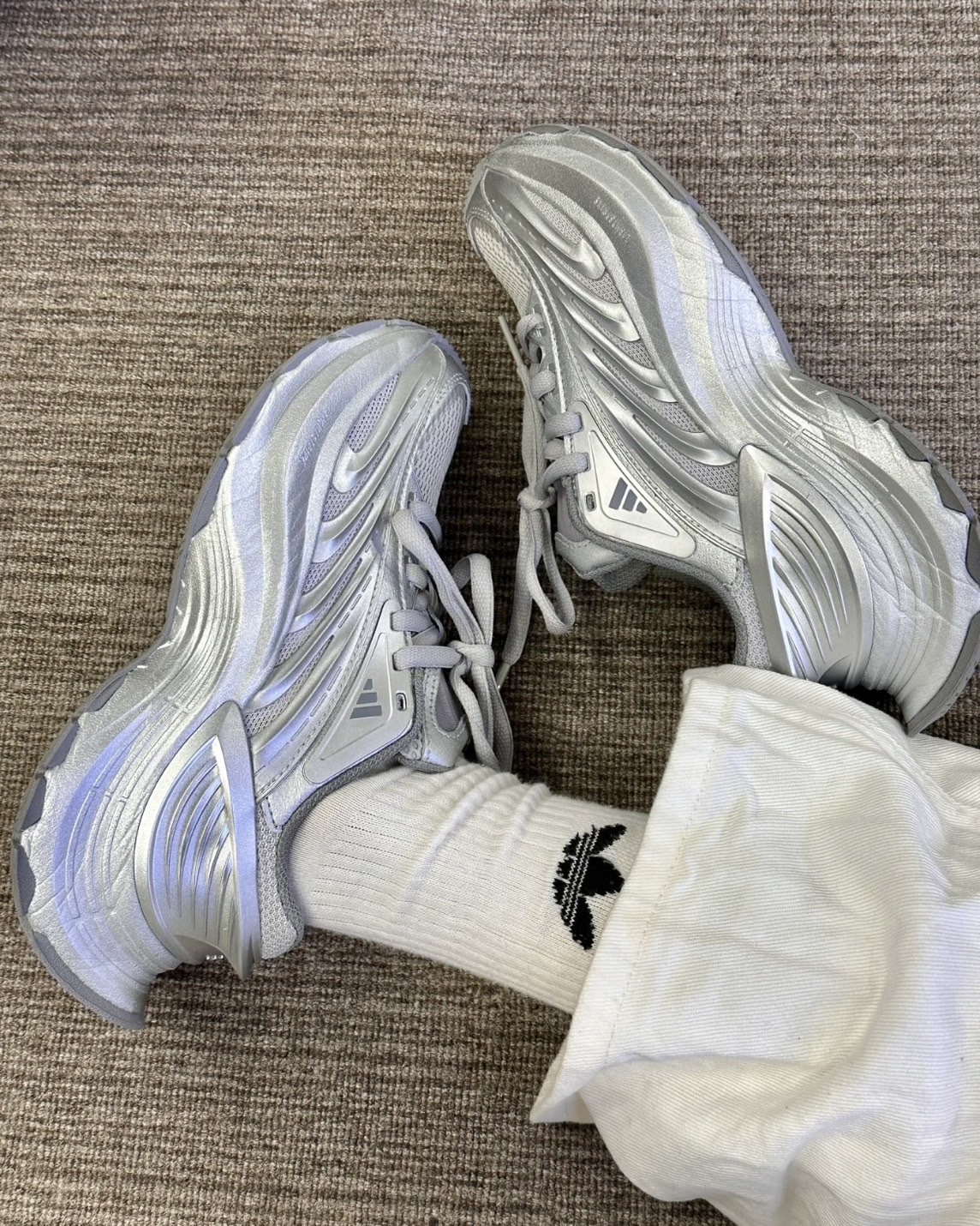 Adidas FOS XLG MTW "Silver"未來 科技 老爹鞋 銀色