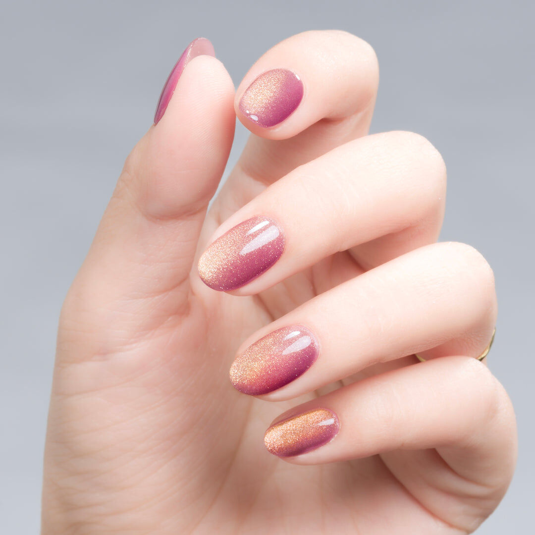 日本Gelme1 Magnetism Gel 可撕式Gel貓眼磁石Gel甲油GMG3-09 Gold Amethyst 金紫水晶