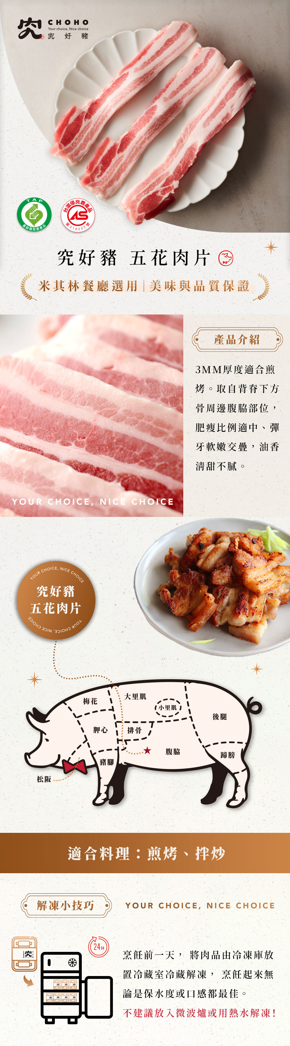五花肉片