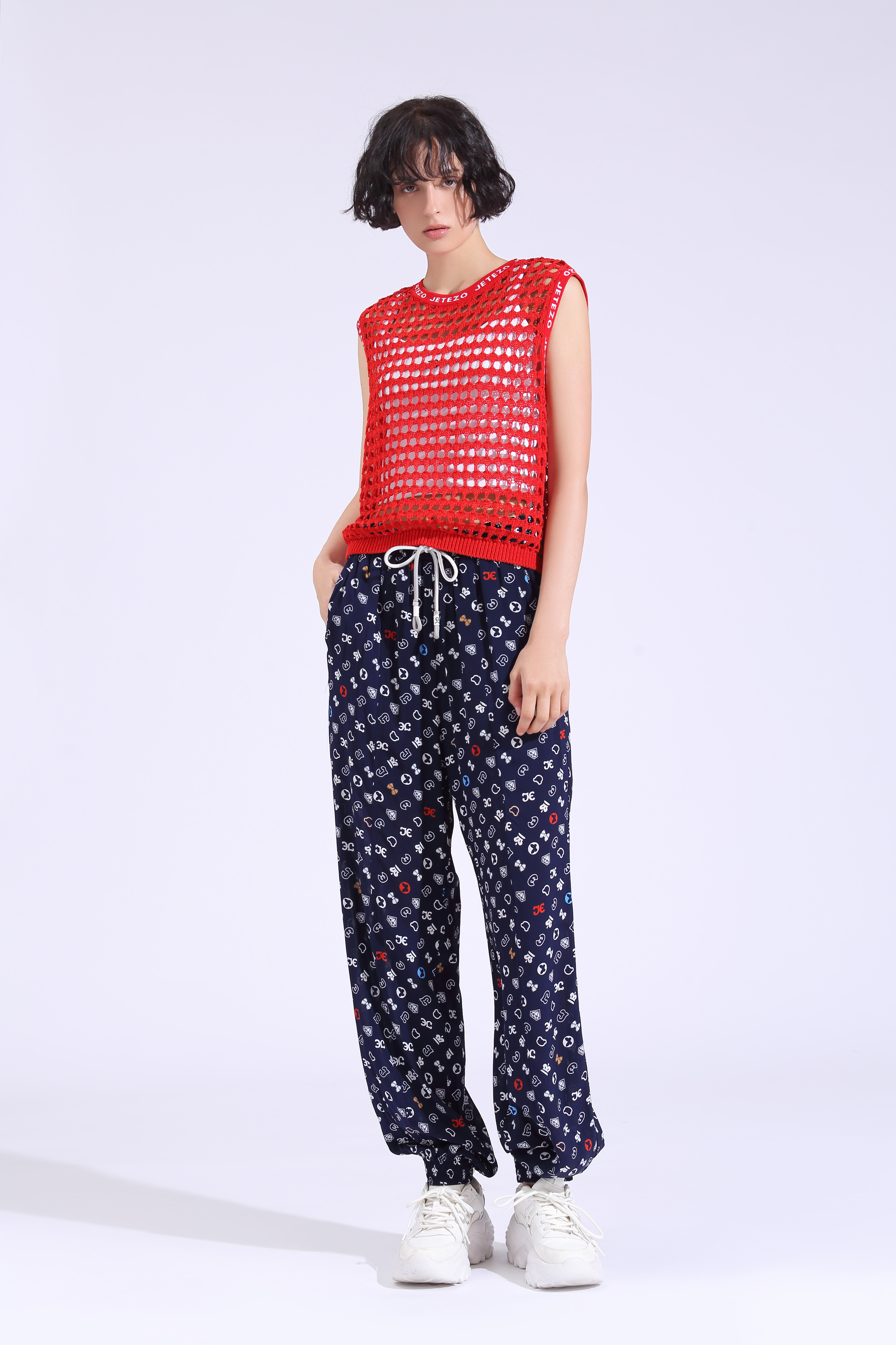 BE10028B1 藝術符號套裝運動褲