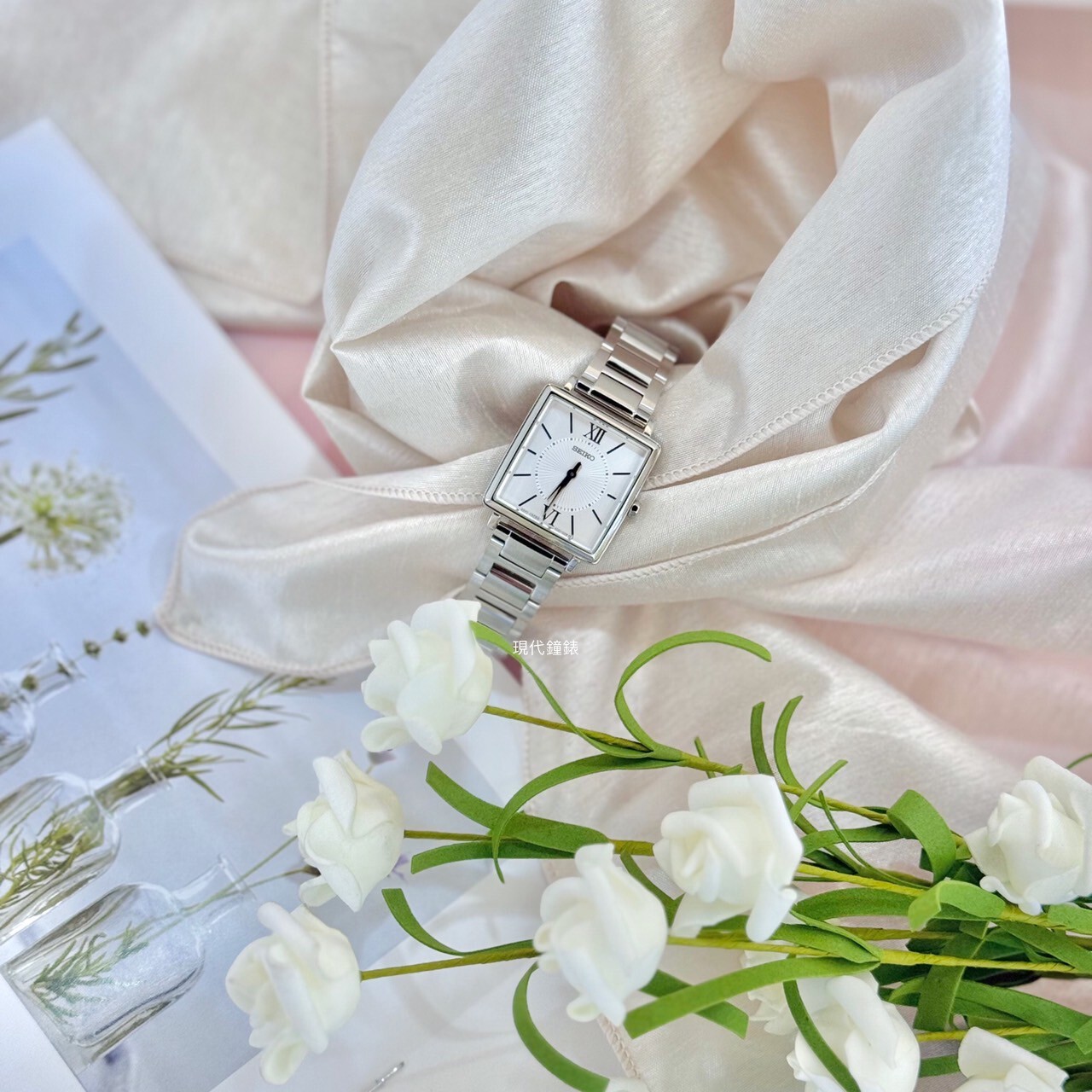 【SEIKO 】精工 CS 摩登時尚長方形女錶 4N30-00N0S  25.1mm 現代鐘錶