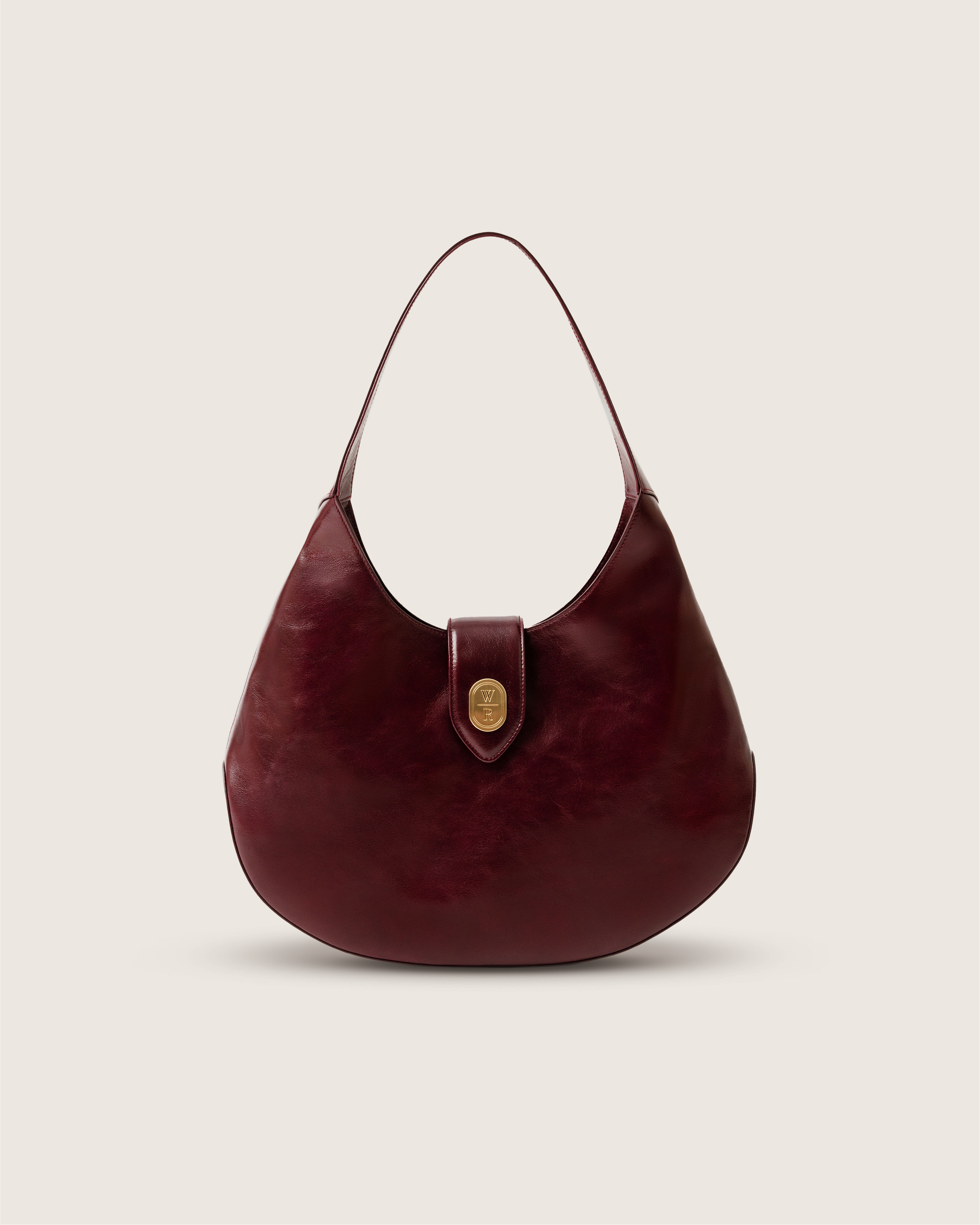 Moon Leather Bag - Wine