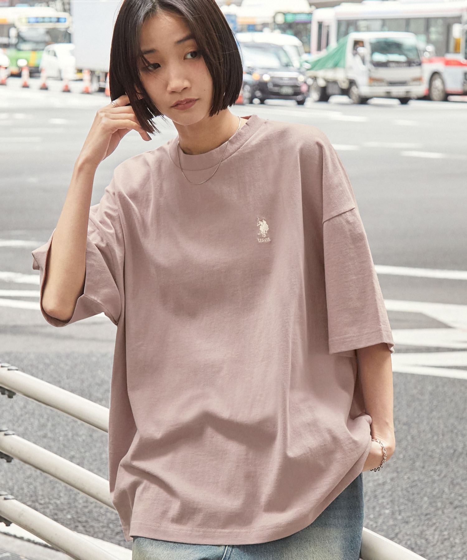 🇯🇵 U.S. POLO ASSN. 刺繡LOGO 圓領 短袖 短T 男女 / 預購