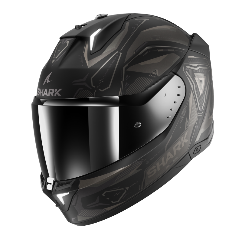 SHARK SKWAL-i3 LINIK 黑灰 彩繪