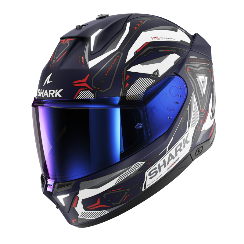 SHARK SKWAL-i3 LINIK 黑白紅 彩繪