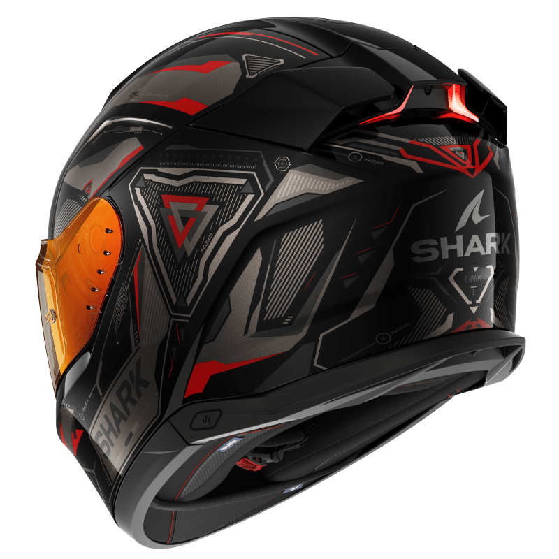 SHARK SKWAL-i3 LINIK 黑紅 彩繪