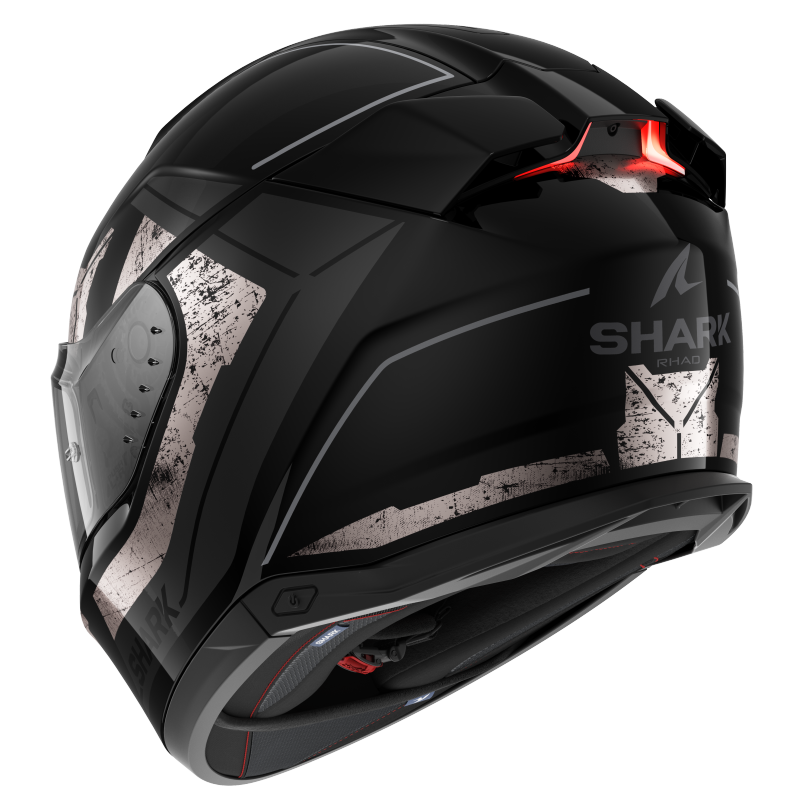 SHARK SKWAL-i3 RHAD 黑銀 彩繪