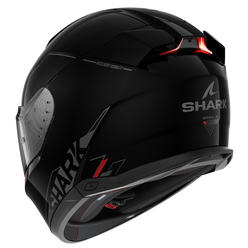 SHARK SKWAL-i3 Blank 亮光黑 素色