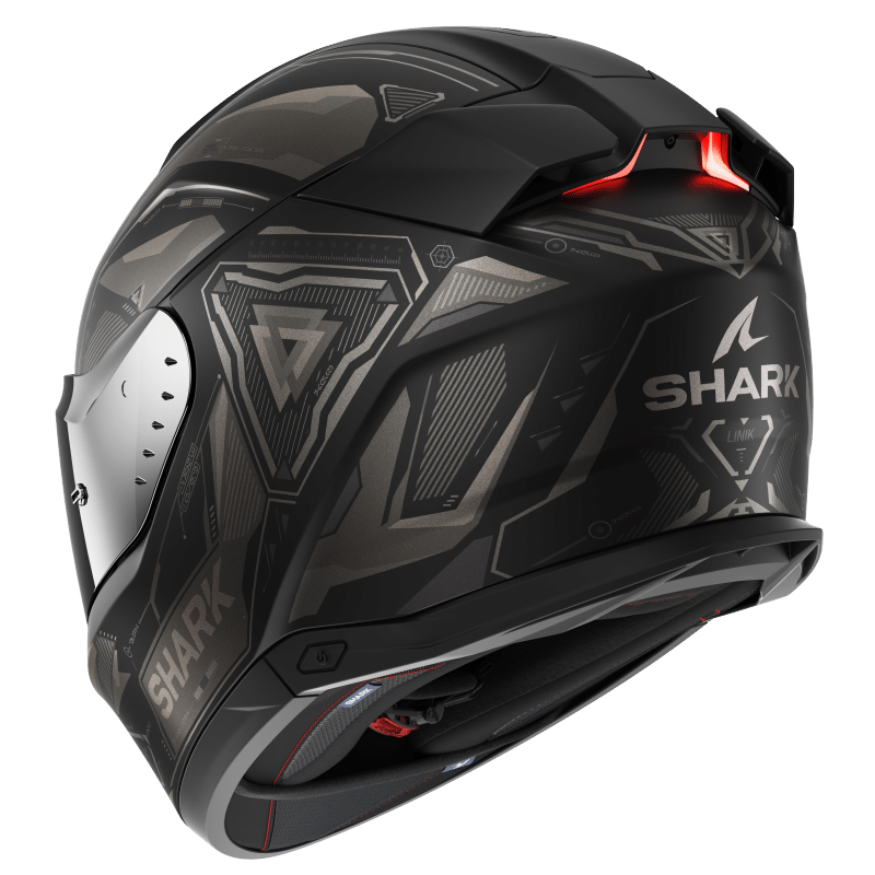 SHARK SKWAL-i3 LINIK 黑灰 彩繪