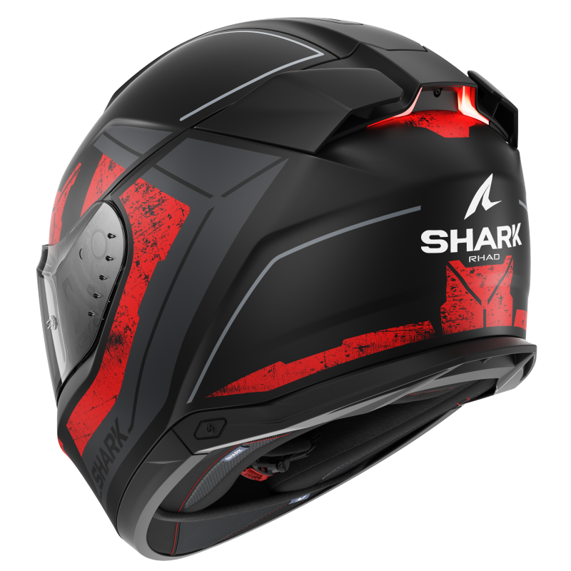 SHARK SKWAL-i3 RHAD 黑紅 彩繪