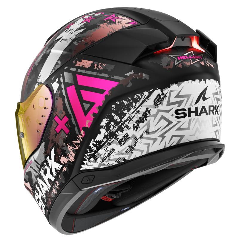 SHARK SKWAL-i3 HELLCAT 黑紫 彩繪