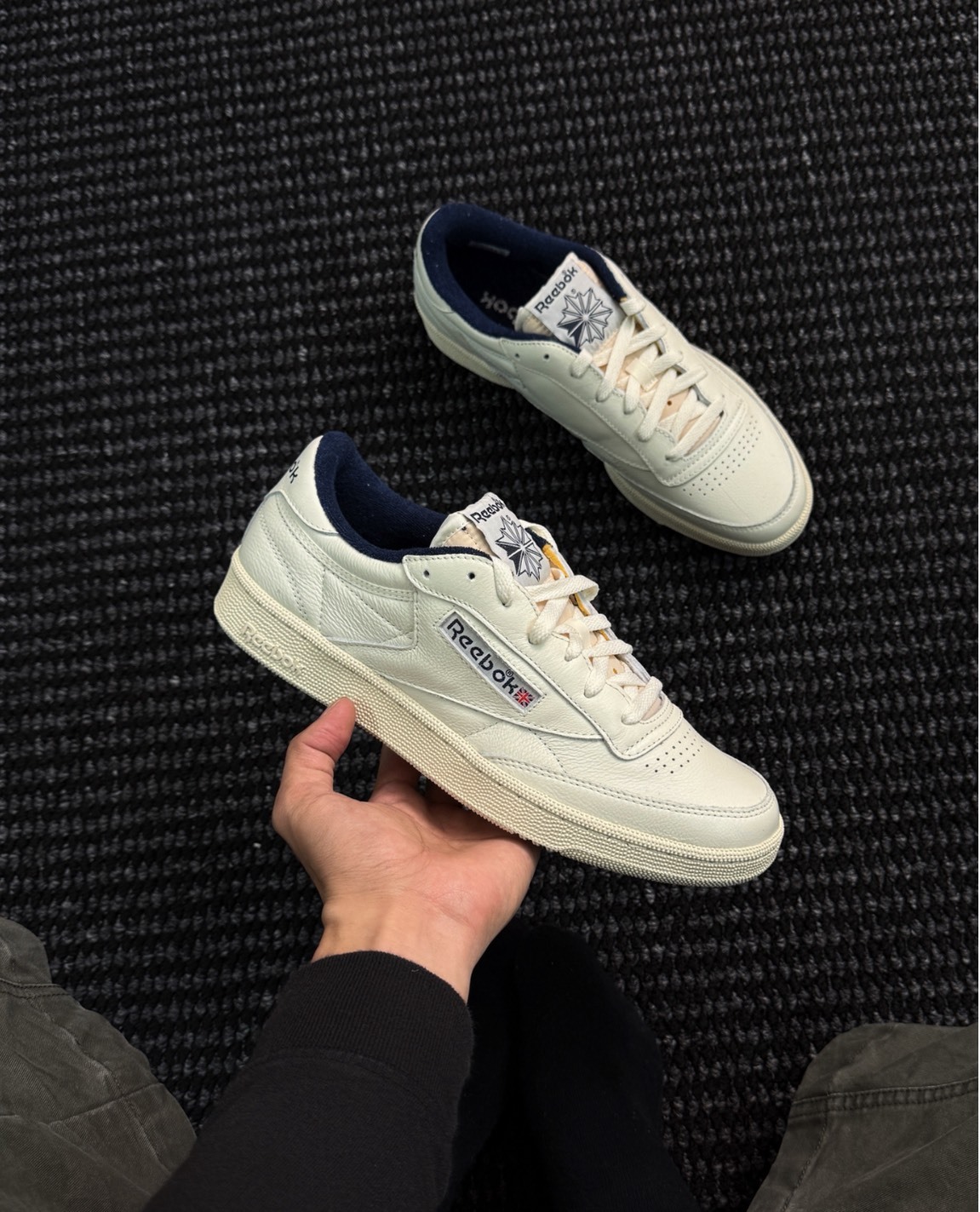Reebok CLUB C 85 復古小白鞋