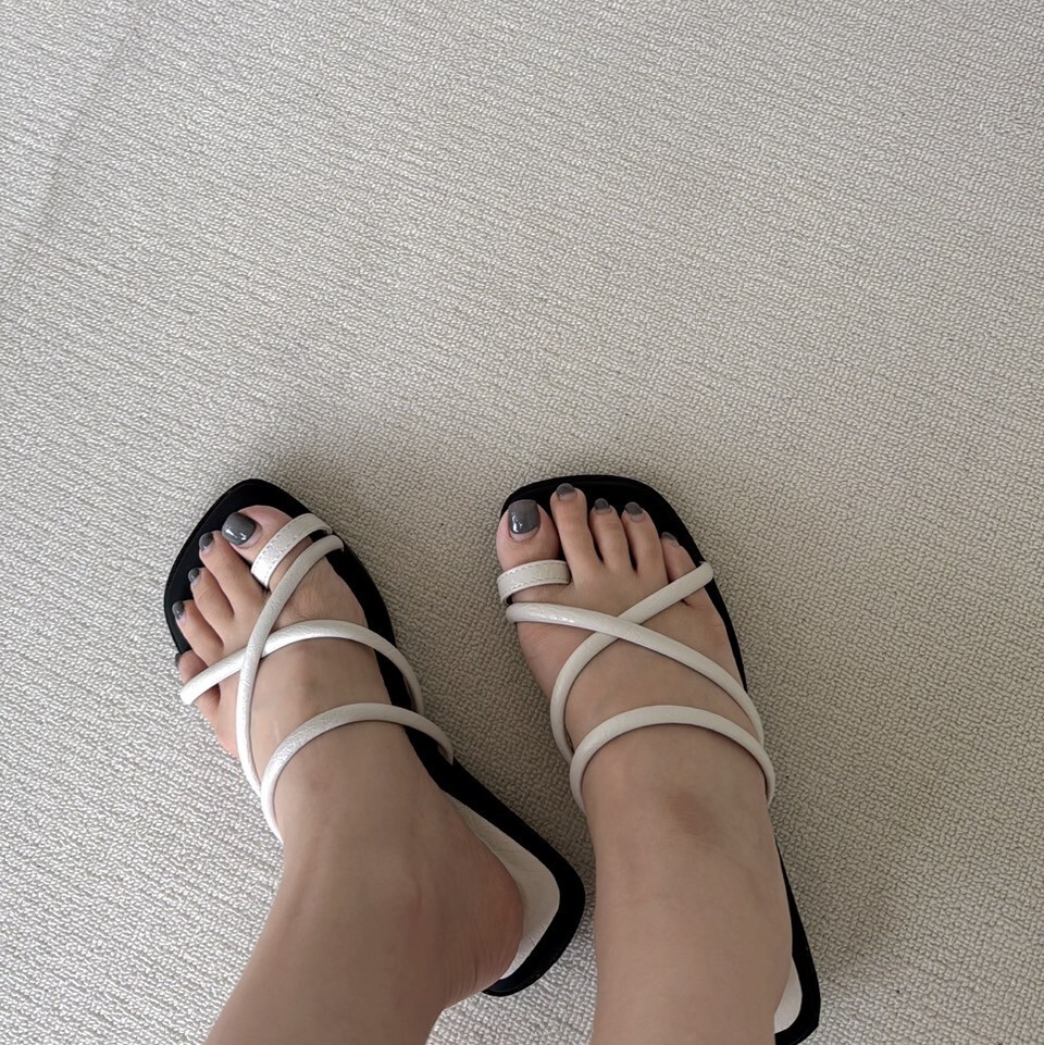 韓國製法式繞繩百搭拖鞋（現貨）