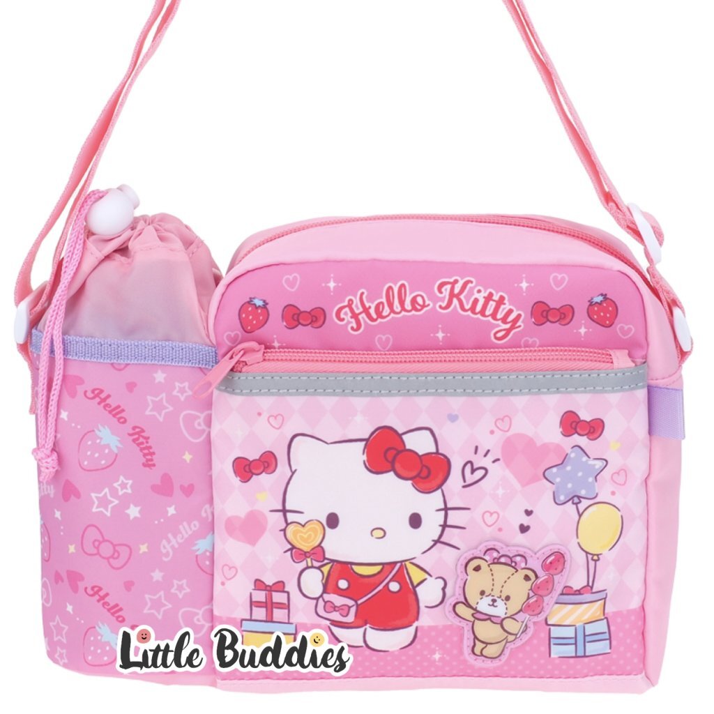 Sanrio 小童斜揹袋連水樽格