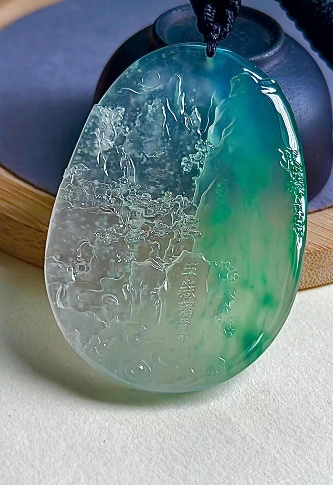 59364 翡翠山水牌