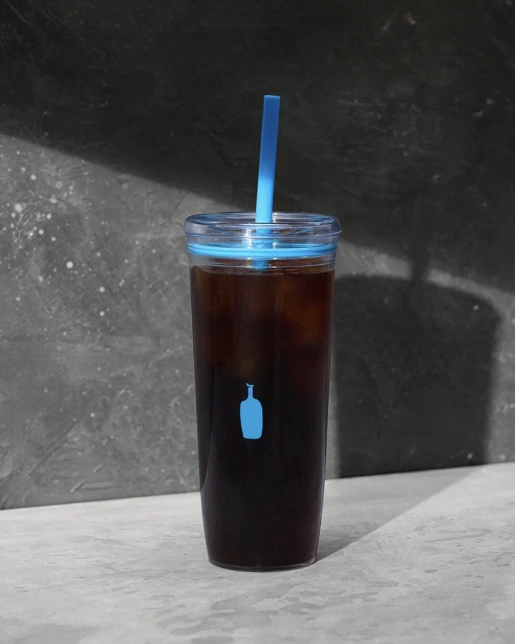 <環保又時髦✨>Blue Bottle Coffee 藍瓶 質感 透明 冷水杯 吸管杯 大 小