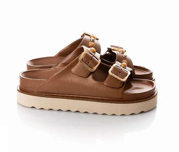 1CY0526-032 (Defect) [CARYATIS] Women’s Sandals Caryatis Bronze #65502 (S-EU-E)