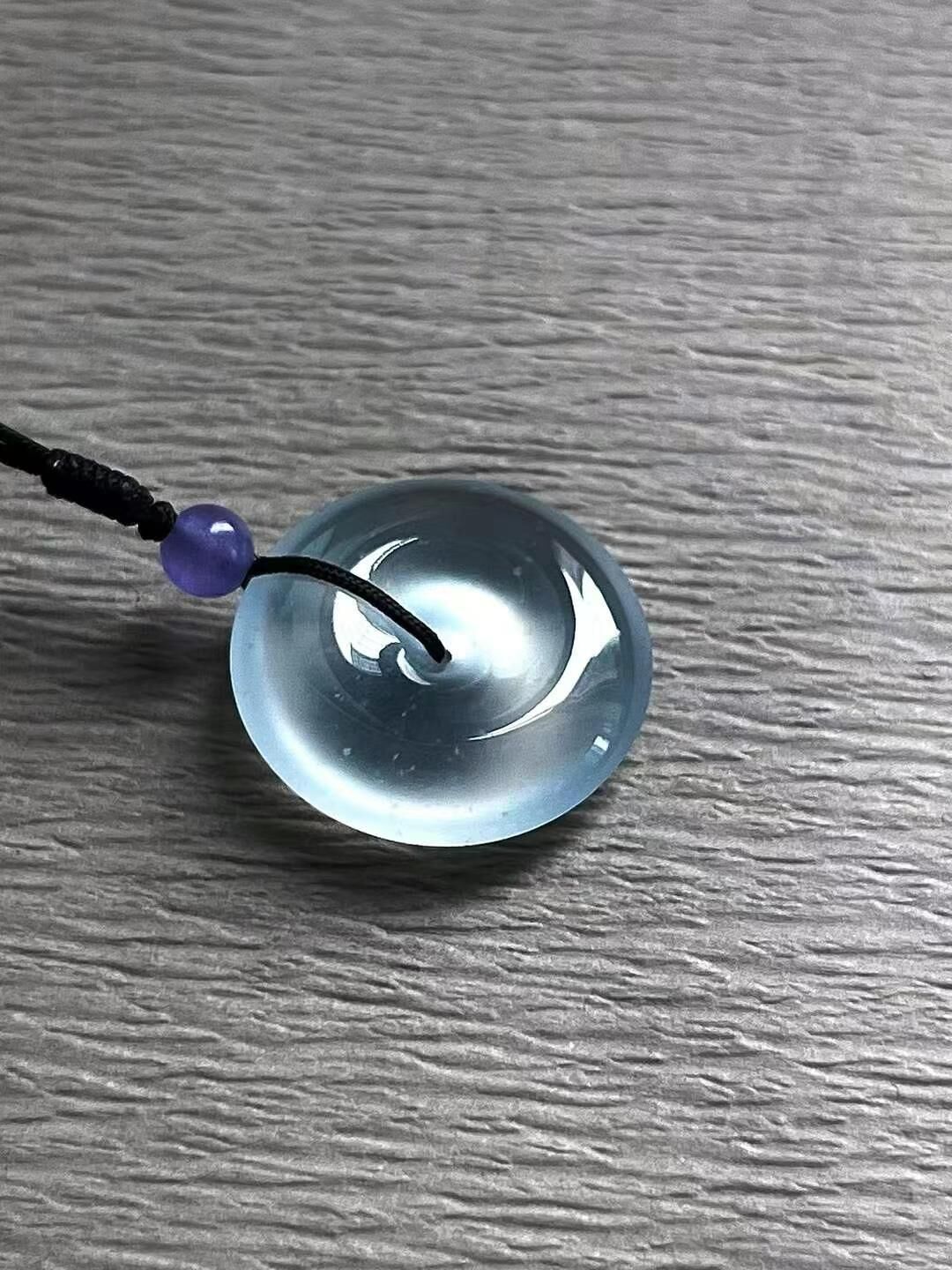 翡翠平安扣 (19.7mm直徑),天然翡翠A玉, 緬甸玉, Jade, Jadeite