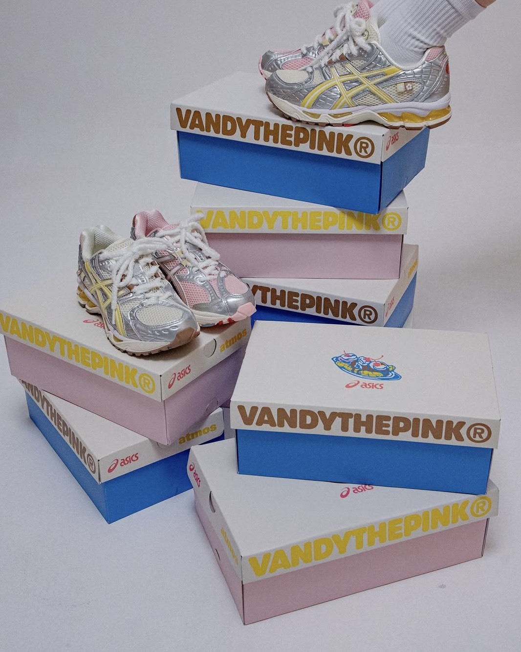 【Focus Store】預購 Vandy The Pink x Atmos x Asics Gel-Nimbus 10.1 "Banana Split" 黃色 1203A865-752