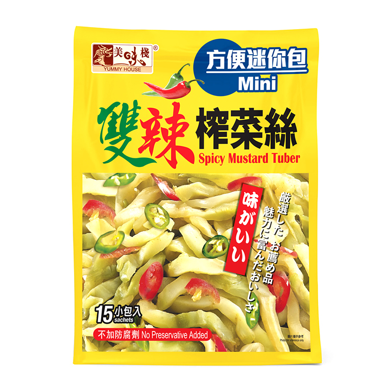 美味棧 雙辣榨菜絲(方便迷你包) 20g x 15包