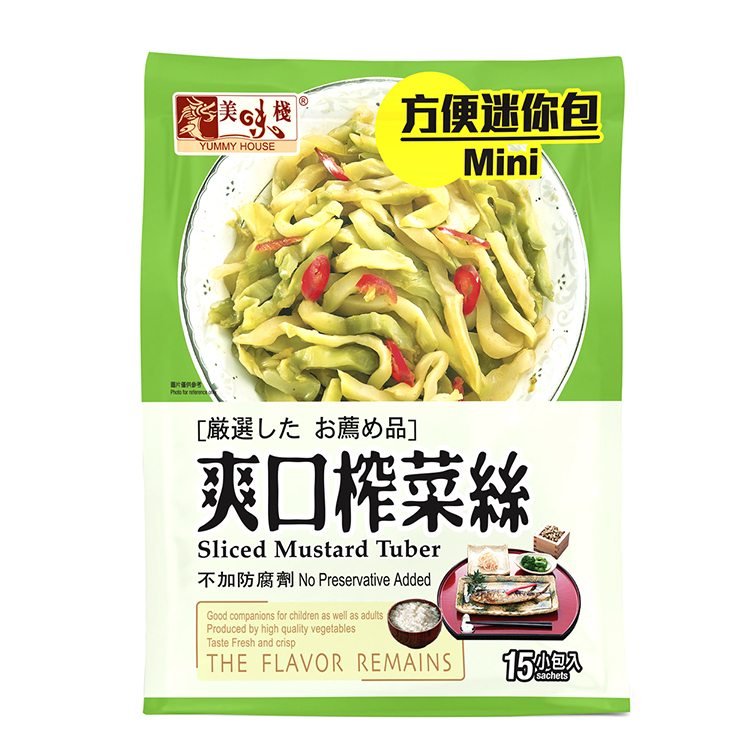 美味棧 爽口榨菜絲(方便迷你包) 20g x 15包