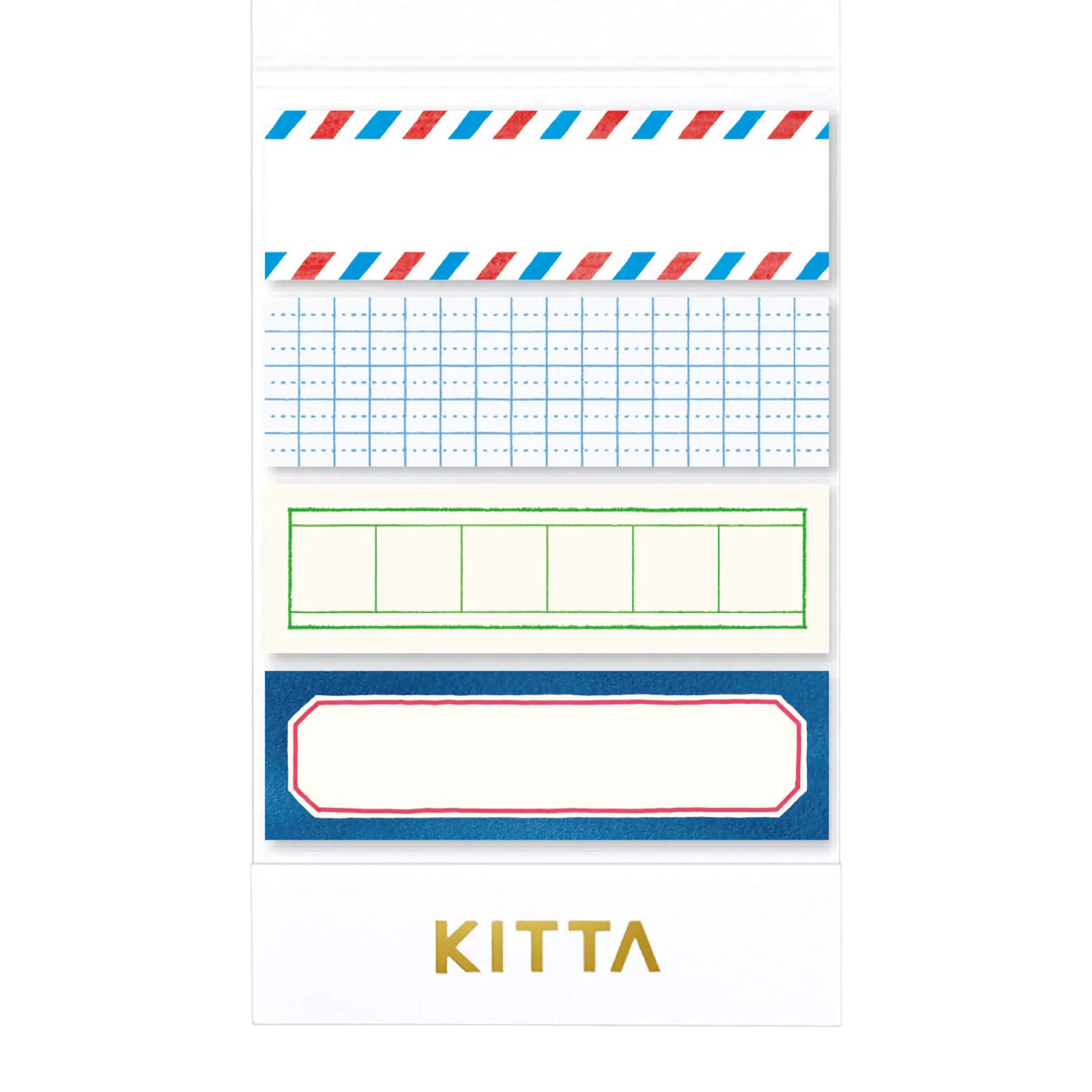 人氣復刻款 KITTA 和紙膠帶 邊框款 隨身攜帶和紙膠帶｜KING JIM 日本