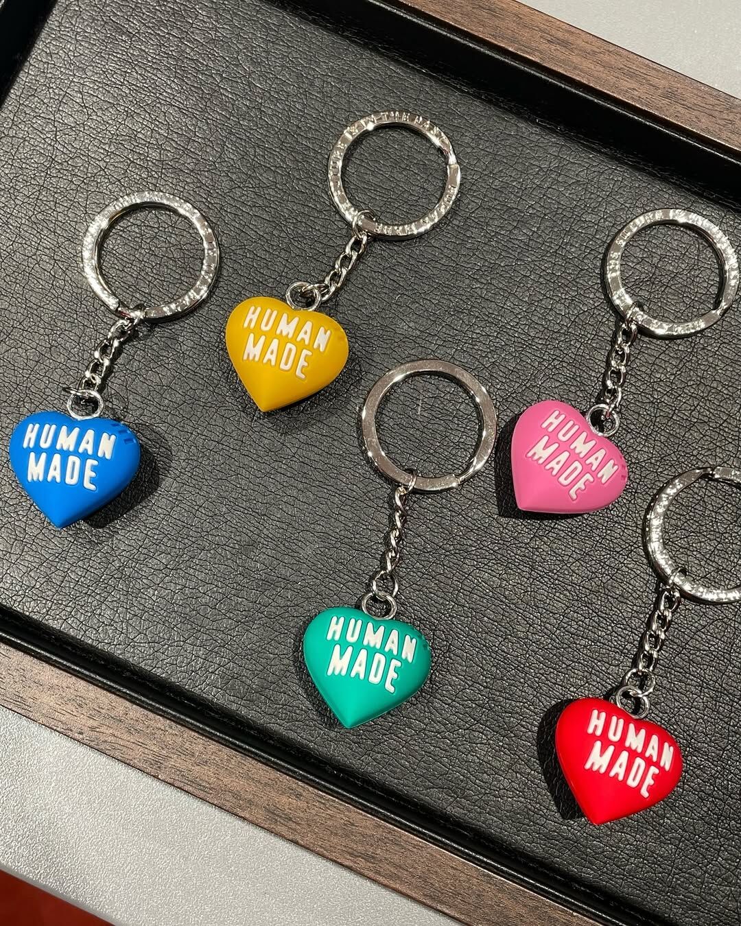 #現貨供應 HUMAN MADE 愛心 橡膠 鑰匙圈