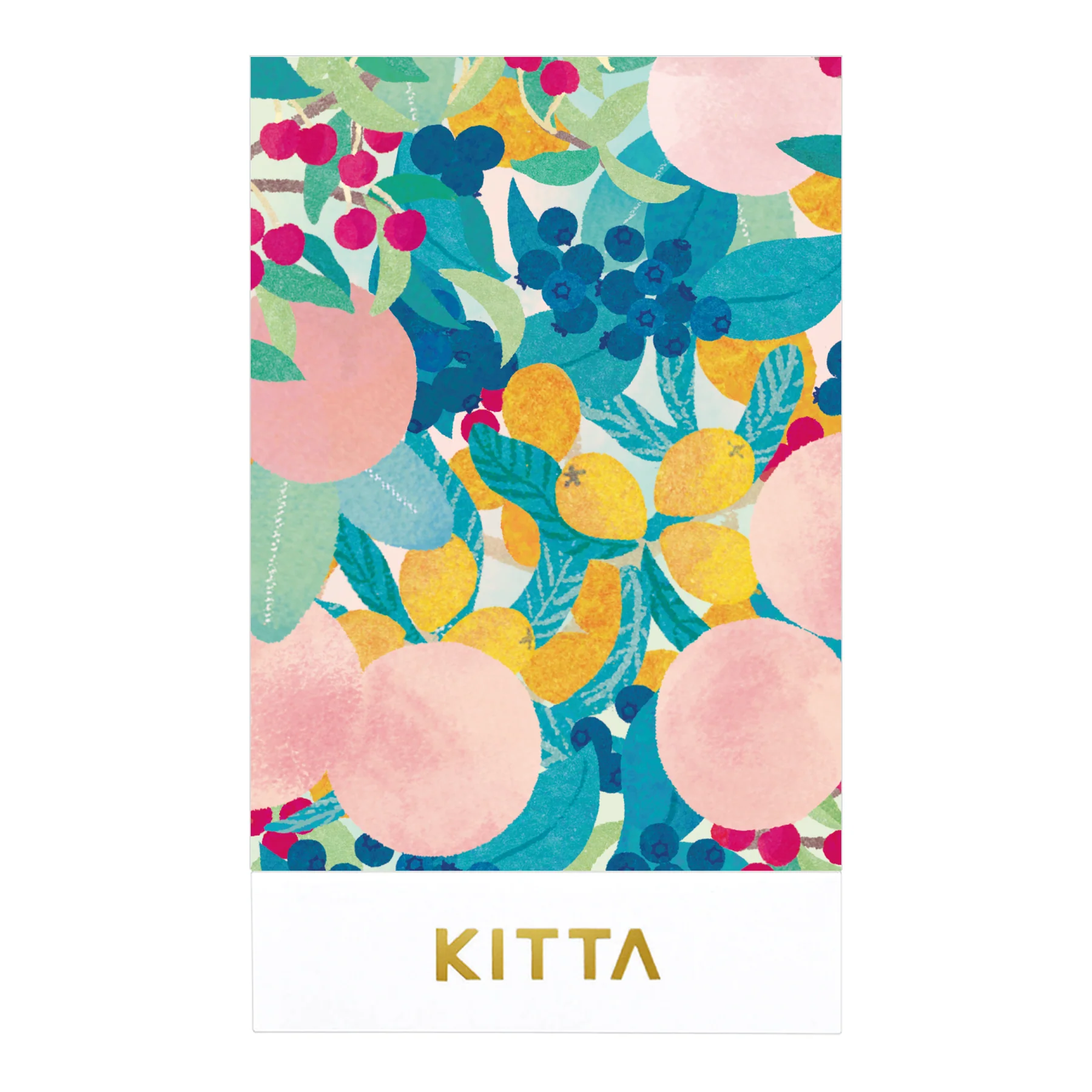 限定 KITTA 和紙膠帶 水果款(宮下和設計) 隨身攜帶和紙膠帶｜KING JIM 日本