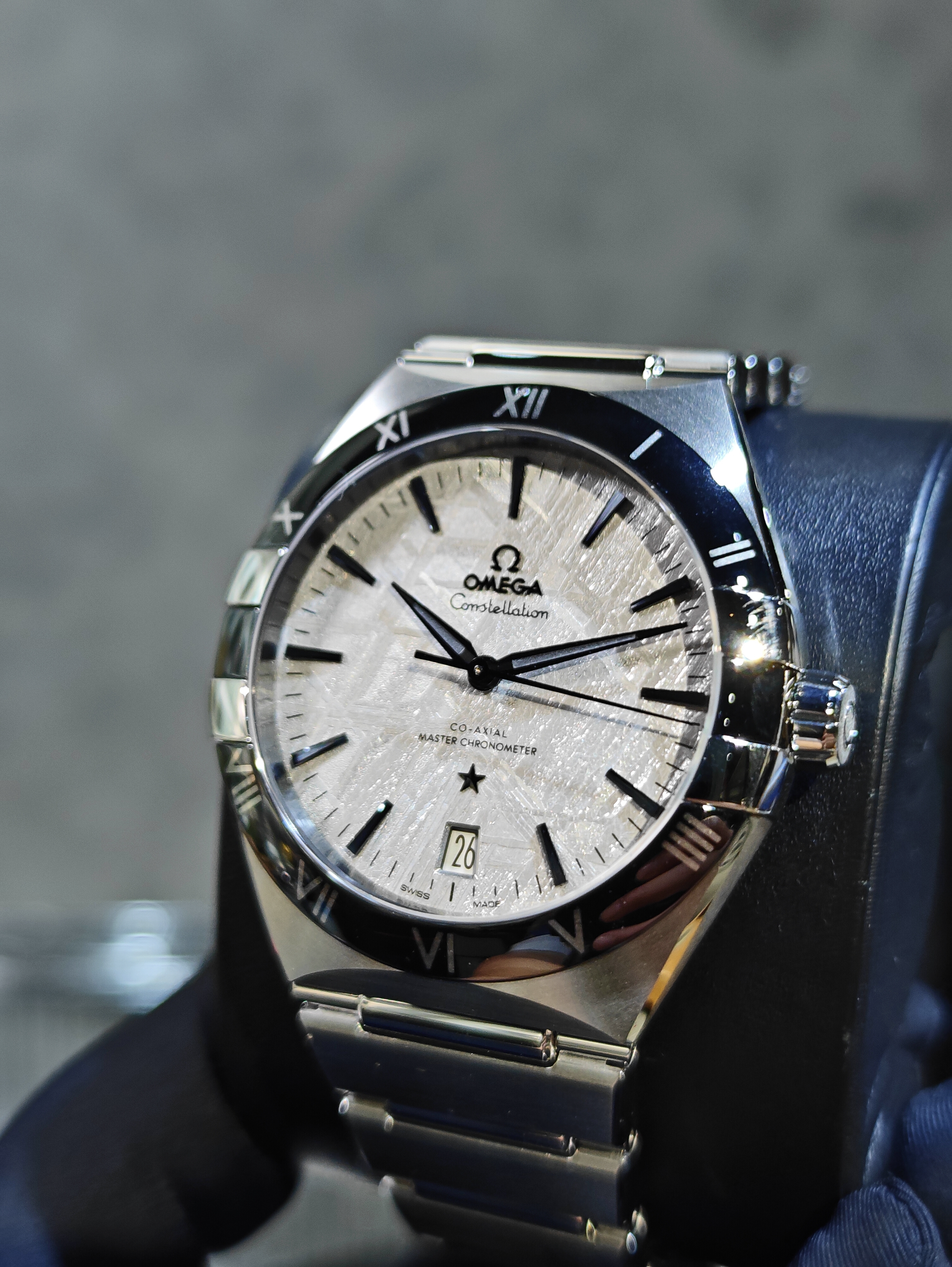 全新歐米茄星座系列131.30.41.21.99.001 13130412199001 灰色面COAXIAL MASTER CHRONOMETER 41 毫米鋼腕錶