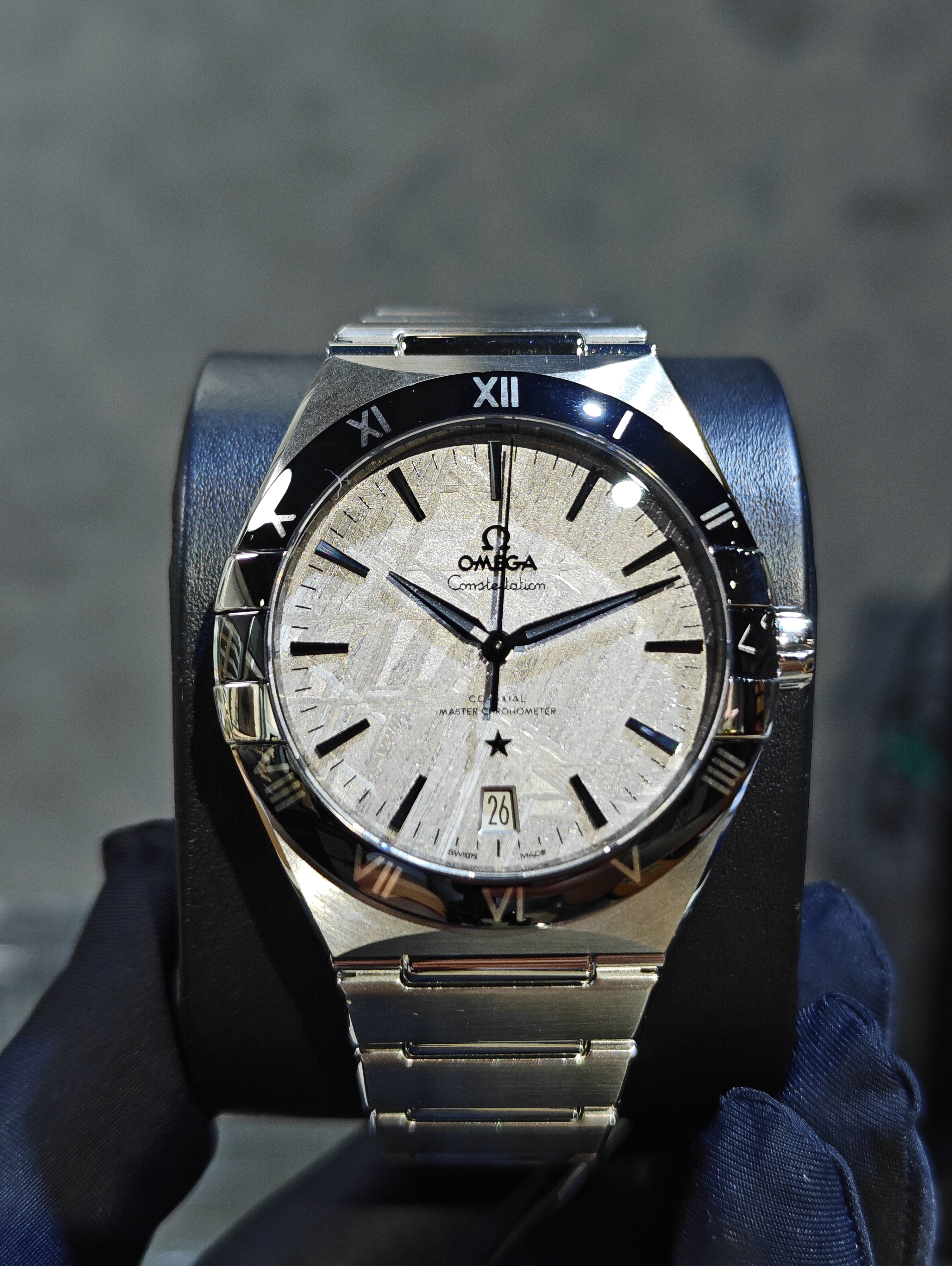 全新歐米茄星座系列131.30.41.21.99.001 13130412199001 灰色面COAXIAL MASTER CHRONOMETER 41 毫米鋼腕錶