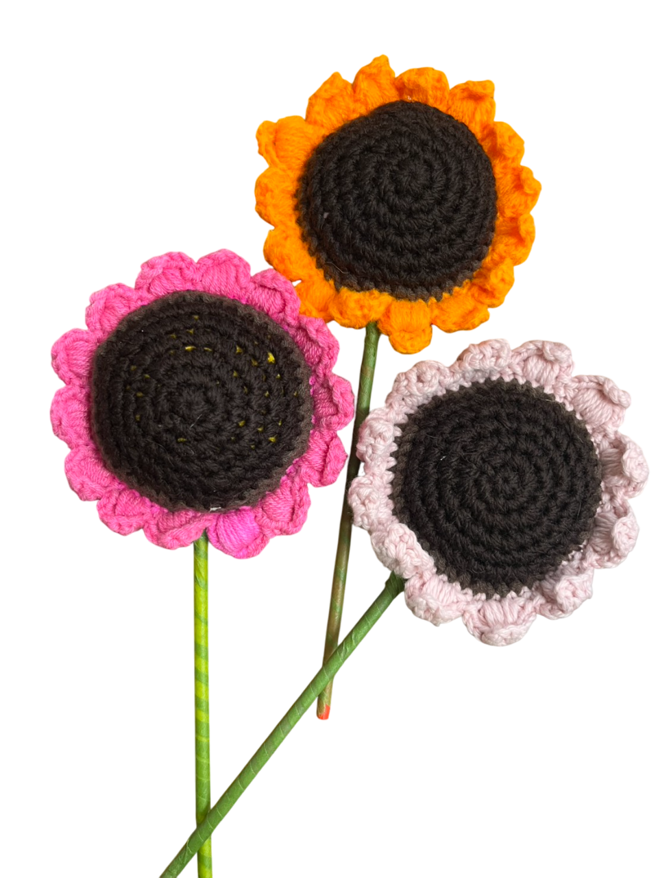 台北院|手工編織向日葵花束(顏色隨機)