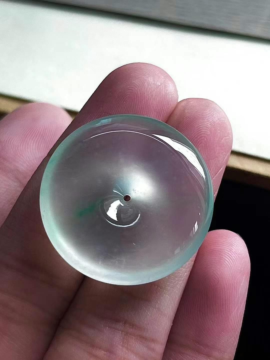 翡翠平安扣 (26.9mm直徑),天然翡翠A玉, 緬甸玉, Jade, Jadeite