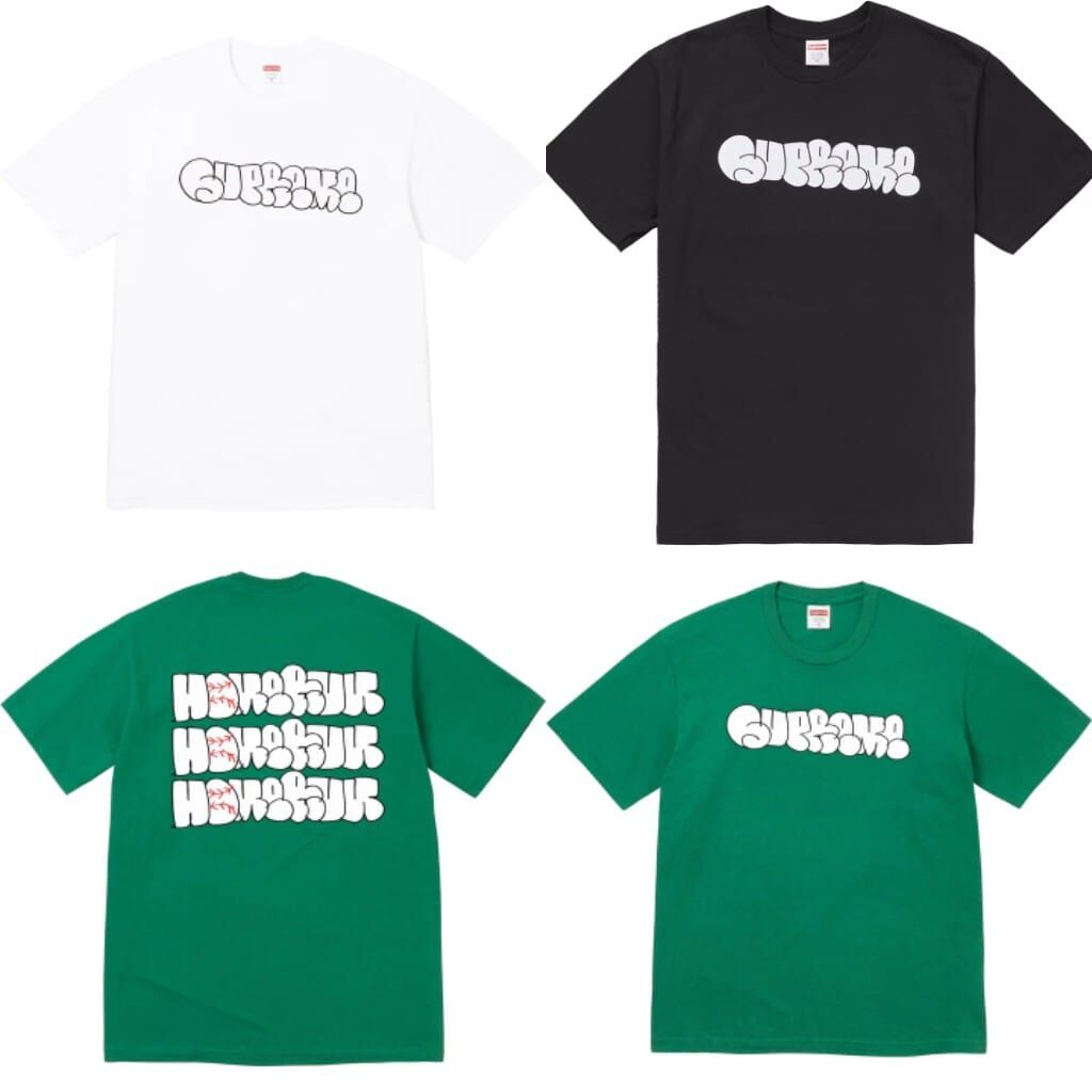 [現貨] Supreme SS25 Homerun Tee | (Black / White / Pine)