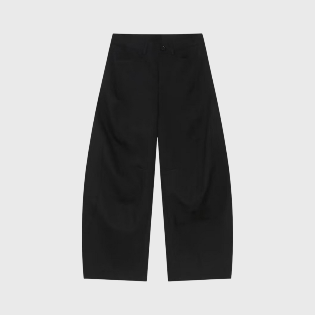 廓型側縫立體剪裁西裝褲