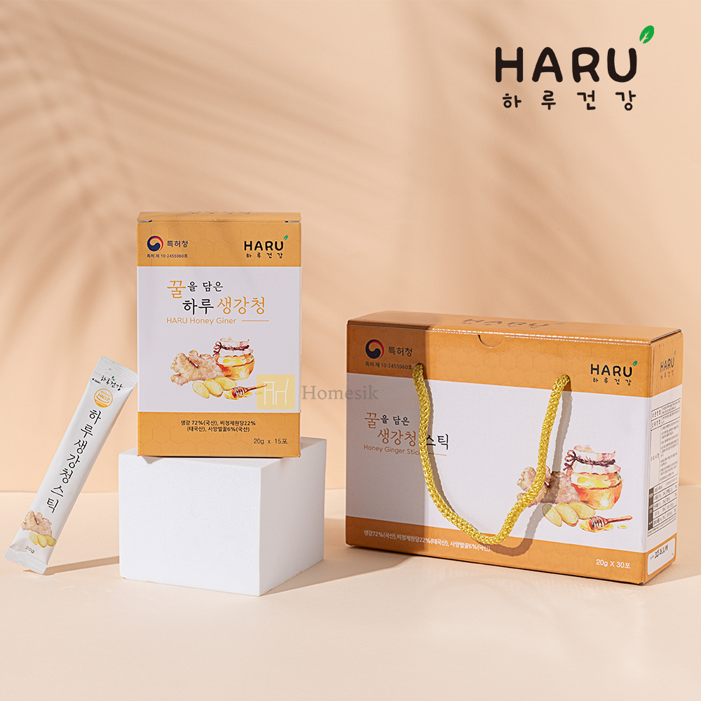 韓國100% NFC 專利生姜蜂蜜漿棒 禮盒裝 20g x 30包裝
