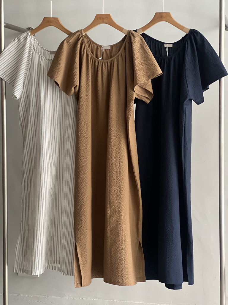 0507短袖泡泡棉洋裝