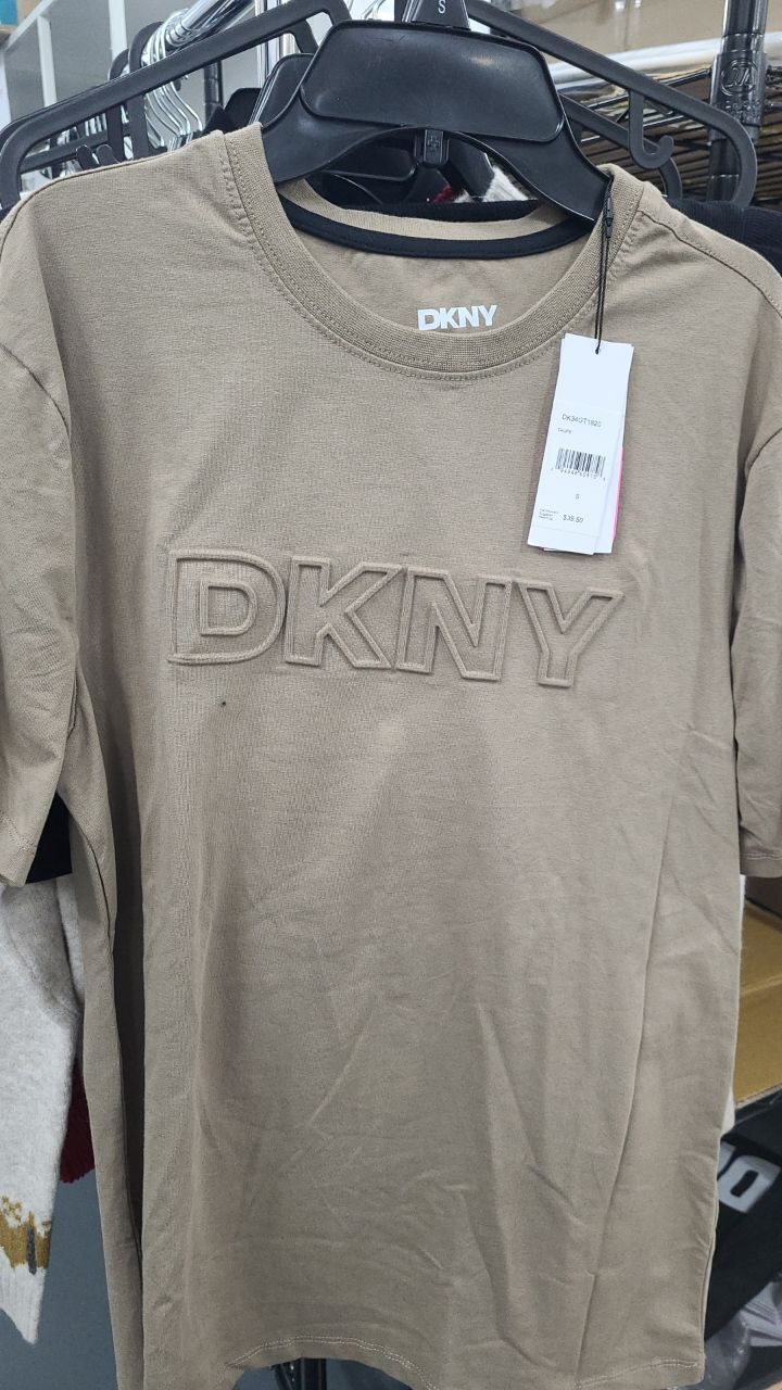 [S] DKNY TAUPE DK34GT1820 FULTON TEE, 194948559758 (SD1402)