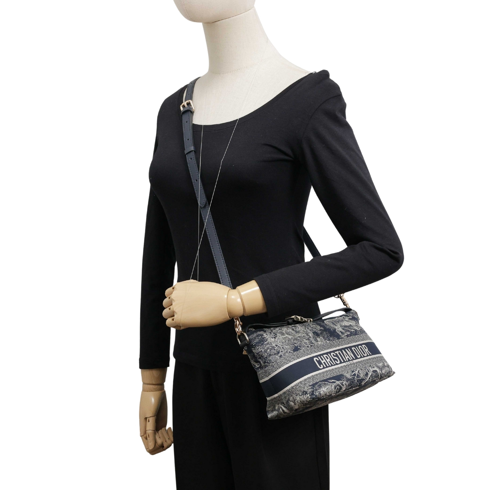 ディオール Dioriviera DiorTravel ノマドポーチ ミディアム Dioriviera Medium DiorTravel Nomad Pouch White and Yarrow