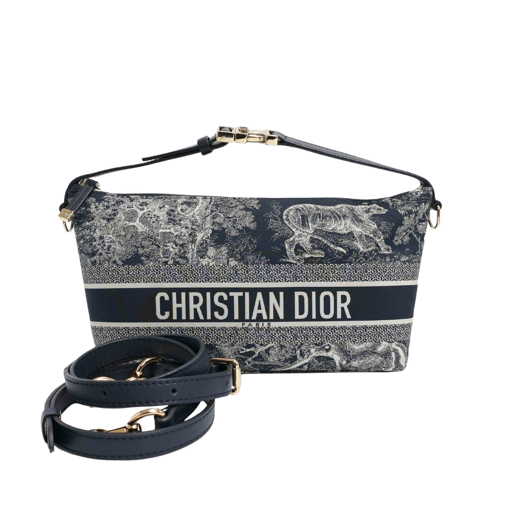 USED】CHRISTIAN DIOR MEDIUM DIORTRAVEL NOMAD POUCH E240