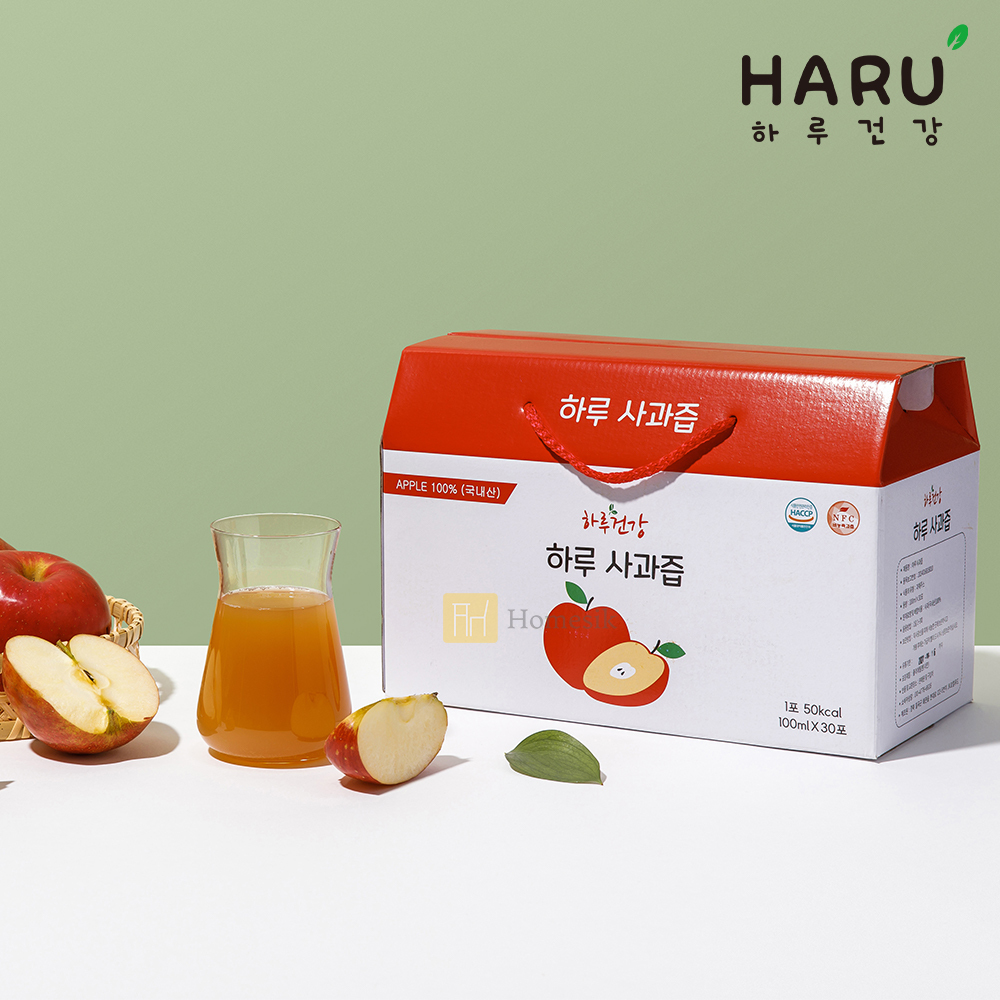 韓國100% NFC 純蘋果汁禮盒裝 100ml x 30包裝
