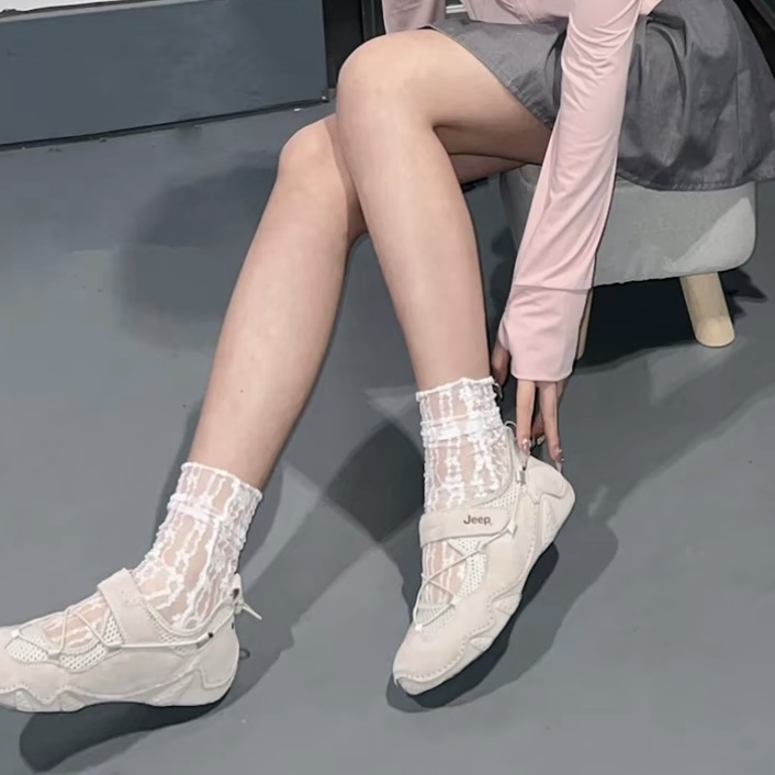 JEEP 吉普 瑪莉珍 米白 杏色 戶外 休閒鞋 女款 PX241WAS932