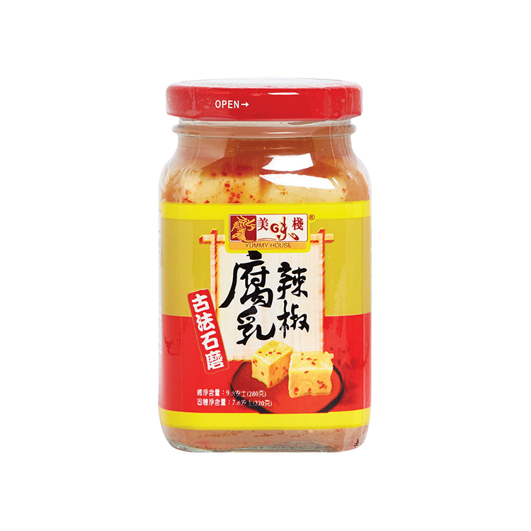 美味棧 古法石磨辣椒腐乳 280g