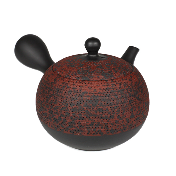 【昭萌】黑泥圓輪松皮 橫手急須0.18L