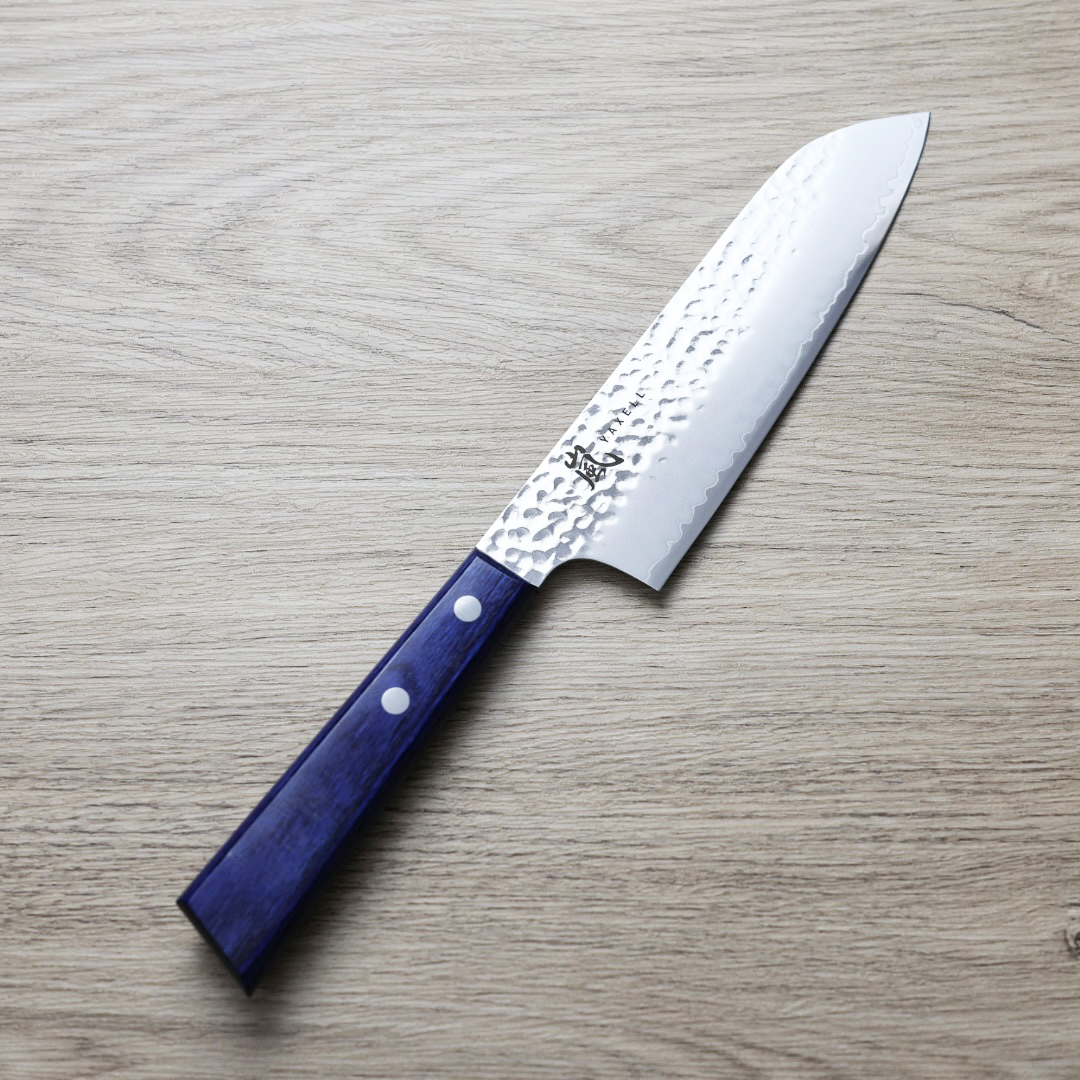 YAXELL 嵐 蒼之風 三德 165mm AUS10 鎚目