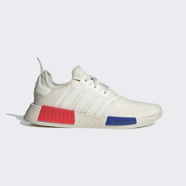 Adidas NMD_R1 HQ4451 男女 休閒鞋 運動 經典 襪套式 彈力 避震 三葉草 奶油白 藍 紅