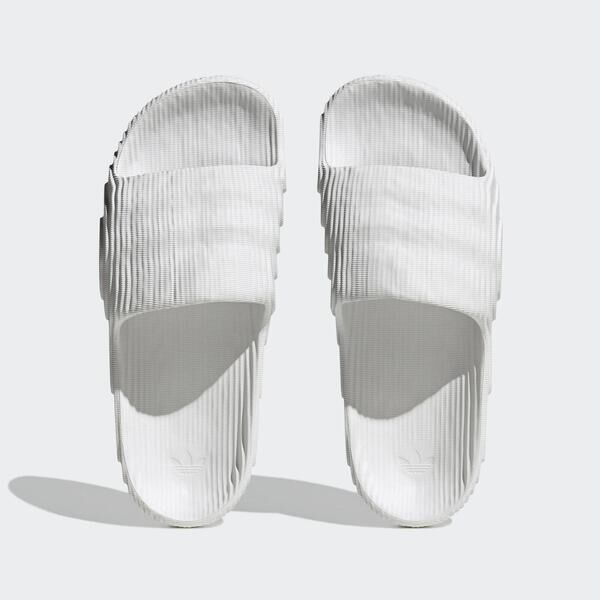 Adidas Adilette 22 HQ4672 男女 涼拖鞋 運動 經典 休閒 波浪紋 舒適 穿搭 愛迪達 白
