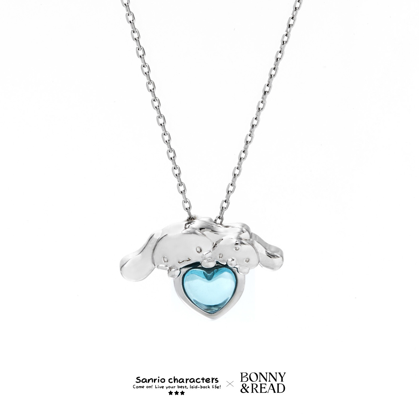 平價飾品,三麗鷗,鋼飾,大耳狗,愛心,項鍊