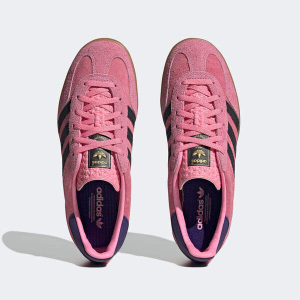 Adidas Gazelle Indoor W IE7002 女 休閒鞋 運動 經典 復古 麂皮 膠底 穿搭 粉黑
